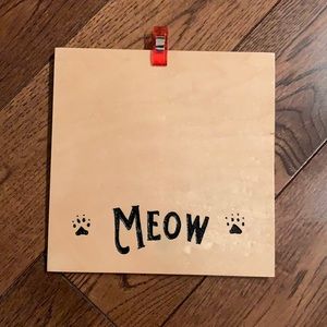 Hand carved 6x6 wood signs